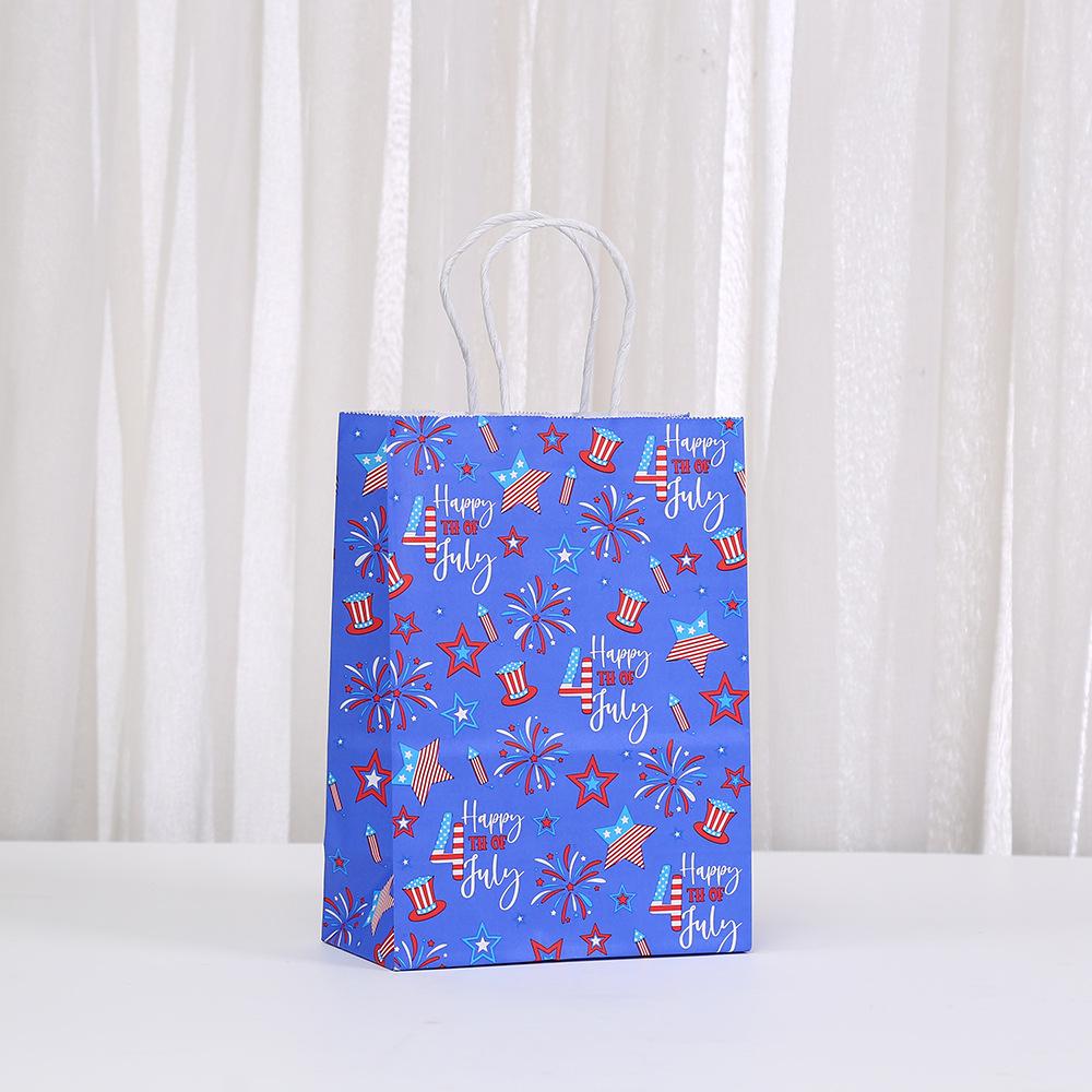 StoBag, Eco-Friendly Independence Day Gift Bags with Handles for July 4th Celebrations, Patriotic Parties Gifts