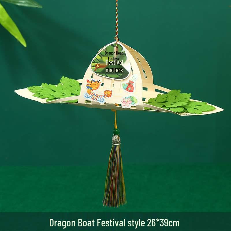 Handmade Dragon Boat Festival Lantern Craft Kit for Kids – Chinese Style Luminous Toy