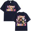 Cute Ateez 2025 World Tour in Your Fantasy T Shirt Fan Gifts Korean Kpop Fashion T-shirt Men Women Cotton Short Sleeve T-shirts
