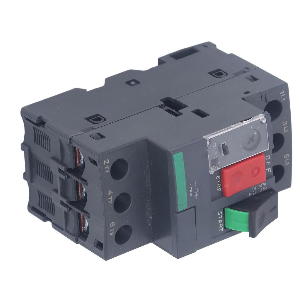 Motor Circuit Breaker 35mm Rail Mount Thermal Magnetic Type Motor Overload Protection Switch AC 690V GV2‑ME07 1.6‑2.5A