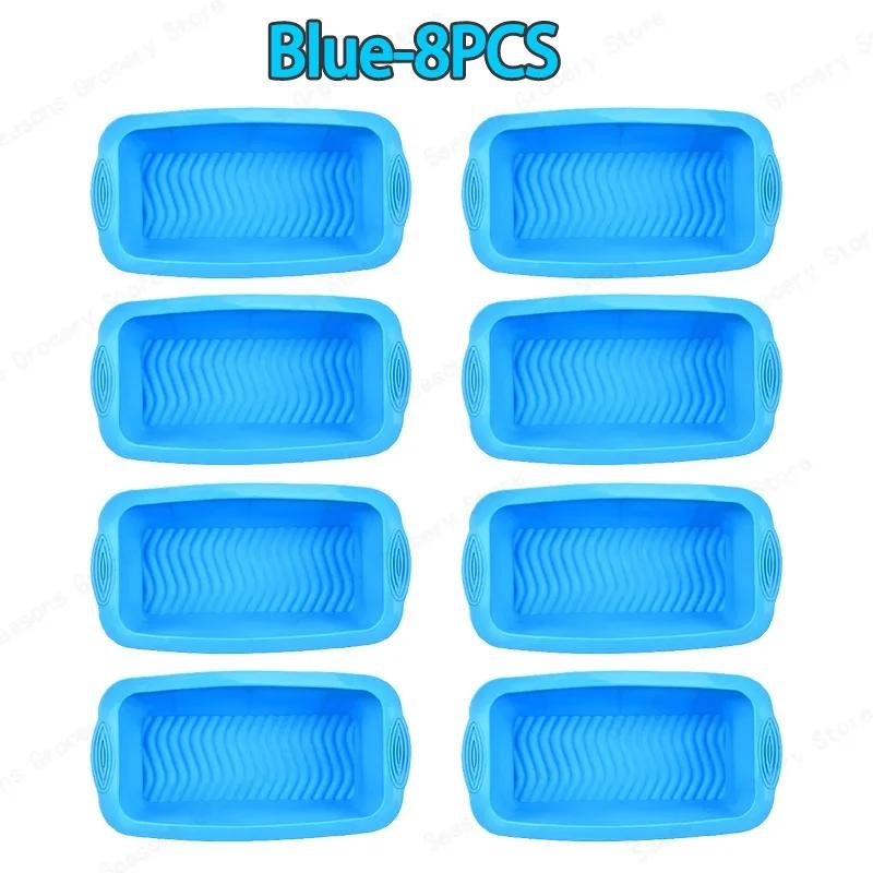 Silikonform för limpa Non-Stick Brödform Kök Brödform Form för Bakning Köttfärslimpa Isblock och Lätt Släpp