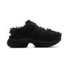 Li-Ning Fashionable Versatile Comfortable Plush Non-Slip Wear-Resistant Low-Top Casual Shoes Women sneaker Black AGCU552-4