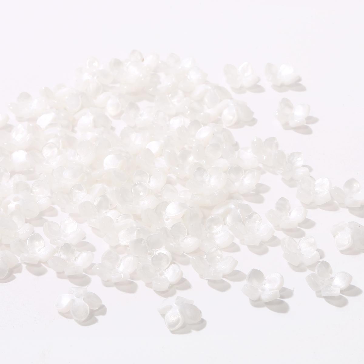 

10 шт. акриловая имитация ракушки лепестки гортензии цветок подвеска бусины для изготовления ювелирных изделий