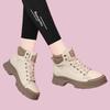 High-top shoes women's 2026 autumn and winter new soft leather versatile Martin boots casual fashion sports women's boots