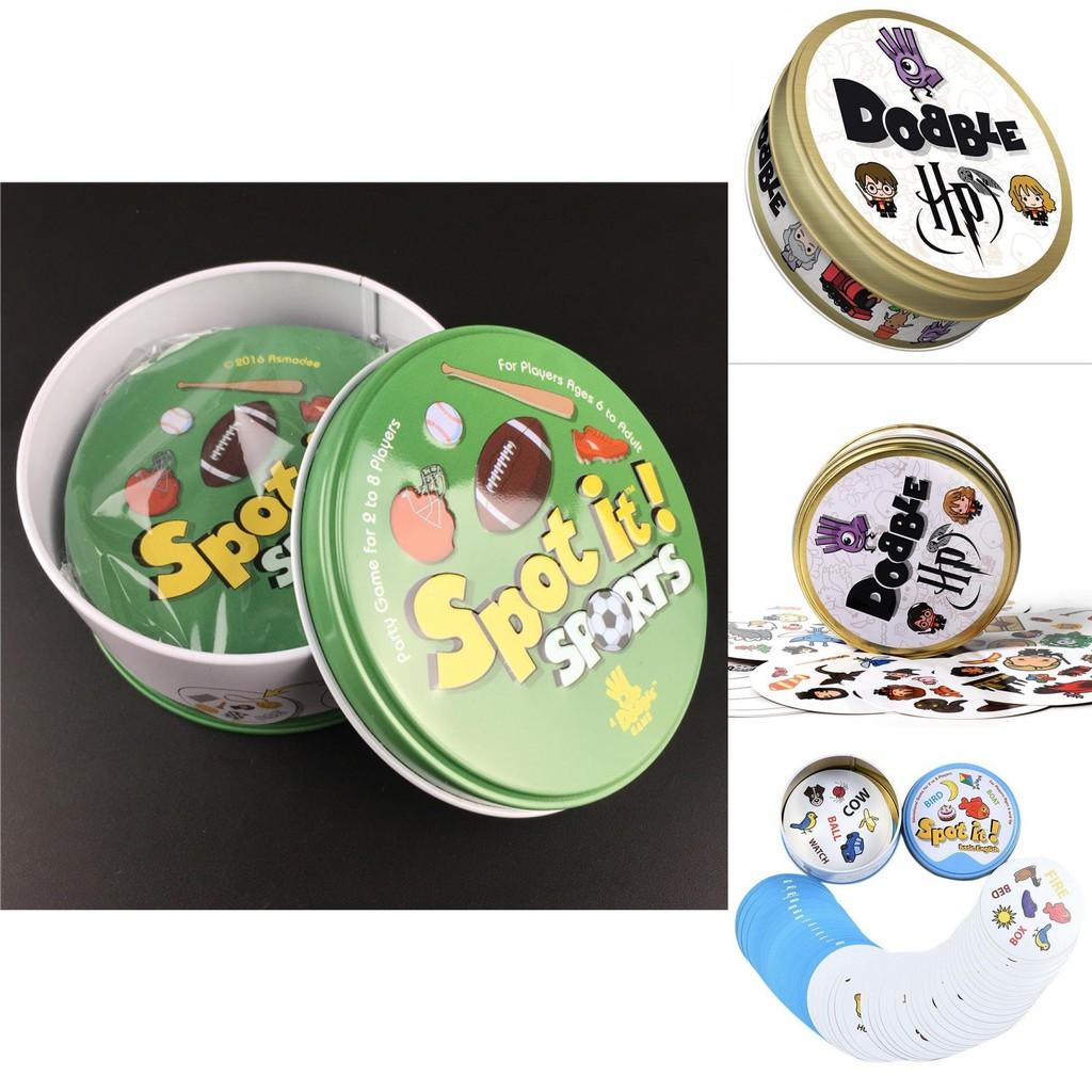 Dobble Spot It Spielkarten für fesselnden Familienspaß und schnelle visuelle Herausforderungen