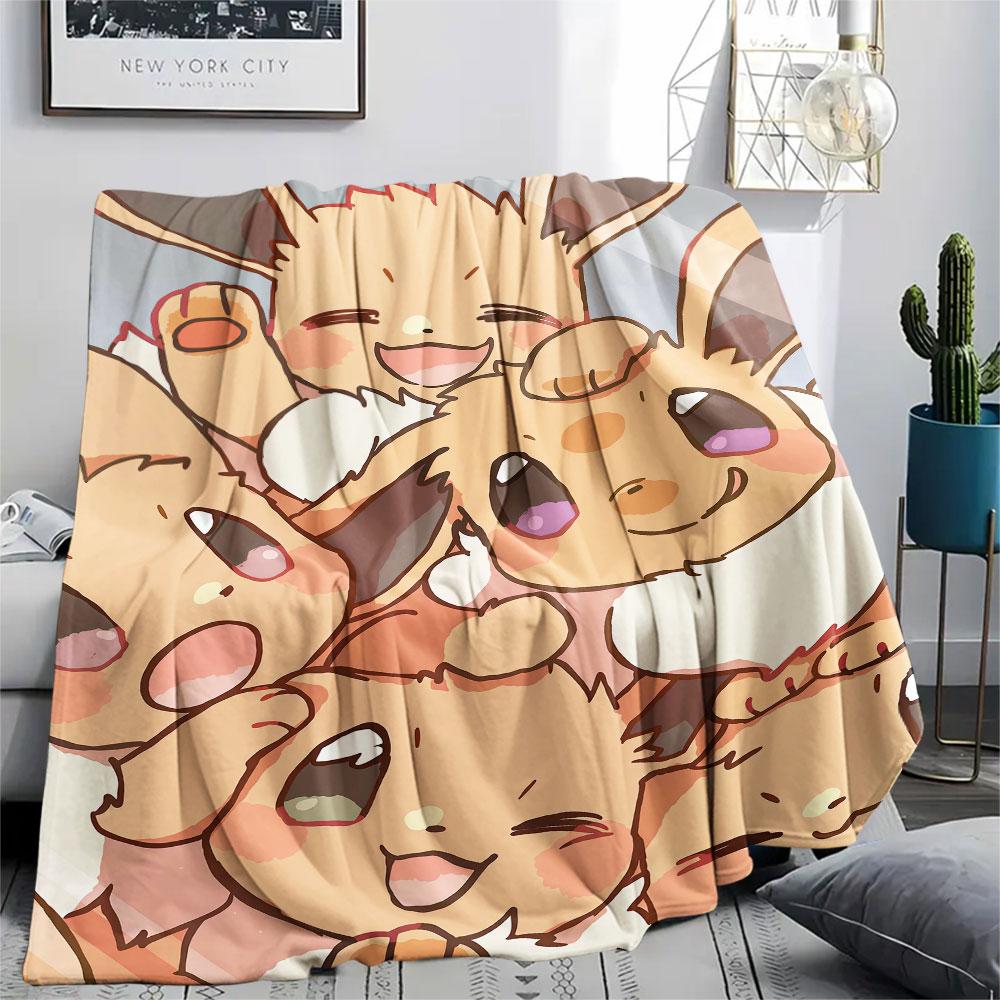 1Pc Fantasy Majin Buu Print Flannel Blanket, High quality Comfortable for All Seasons, Home Decor, Warmth and Comfort, Perfect for Christmas Gifts