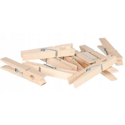 Wooden Decorative Clips, 10 Pcs., 7.2 , Natural
