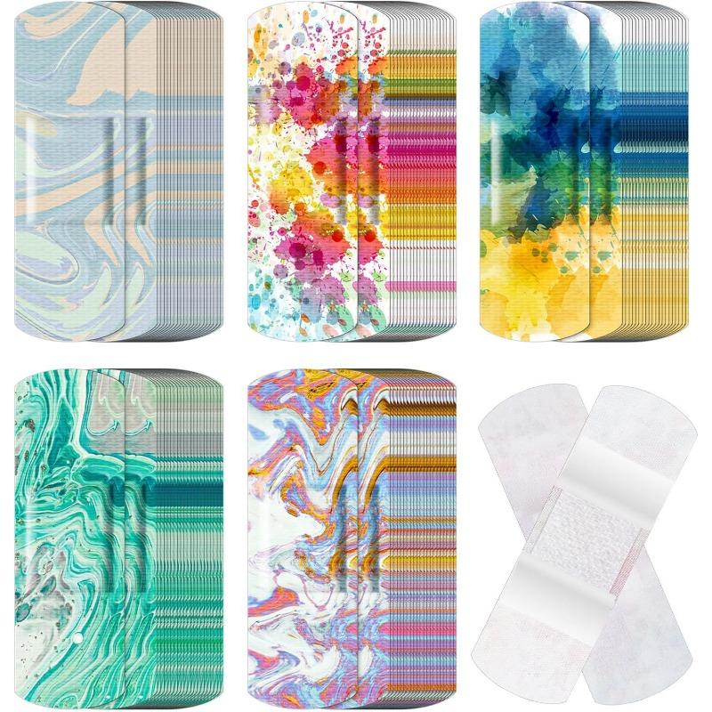 10Pcs Starry Night Sky Mermaid Horse Band Aid Cartoon Wound Plaster for Kids Children Girls Rising Patch Adhesive Bandages