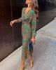 Autumn  Print Women's Dress