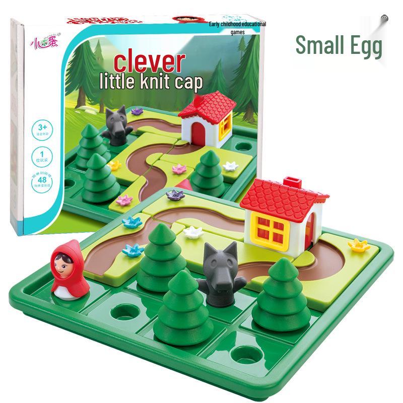 Little Goody Hood & Big Bad Wolf Educational Puzzle Game for Kids