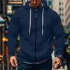 Men Athletic Workout Jacket Fashion Sweatshirt  Pockets Fall Fashion  Oversized Hoodies