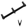 Rotating Double Position Fishing Poles Base Holder High Strength Aluminum Ergonomic Clamps System For Enthusiasts
