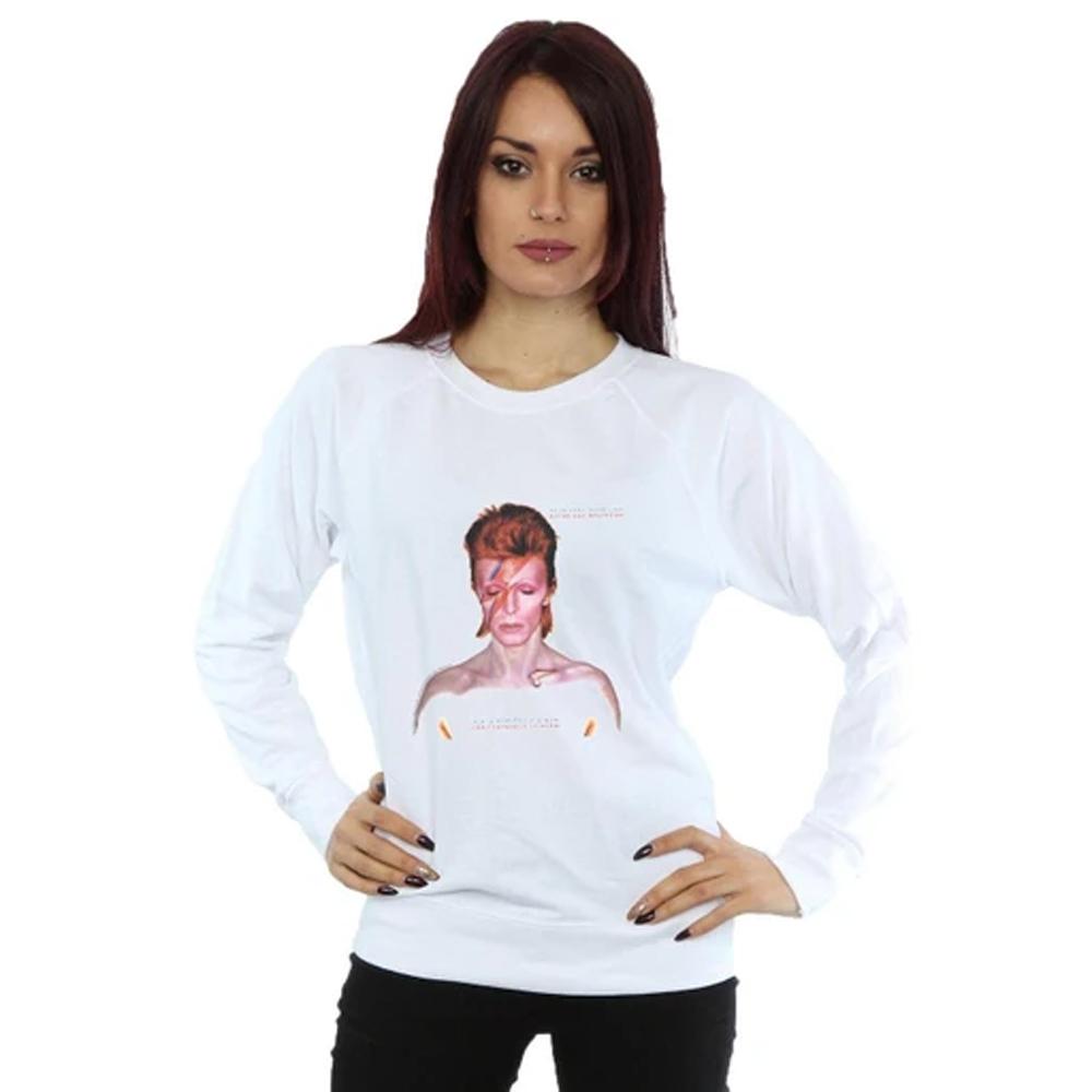 David Bowie Womens/Ladies Aladdin Sane Sweatshirt