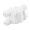 4 Way RO Auto Shut-Off Valve Switch 1/4" Water Purifier Reverse Osmosis Straight Drink Machines Quick Connect Fitting