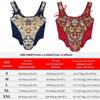 Vintage Lace Up Women Corset Shapewear Push Up Body Shaper Bustier Decorative Flower Embroidery Waist Trainer Stage Costume
