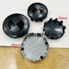 ztkah6 4pcs The new matte black hub center cover is suitable for BMW 68/56mm diameter hub center cap replacement parts black splicing.
