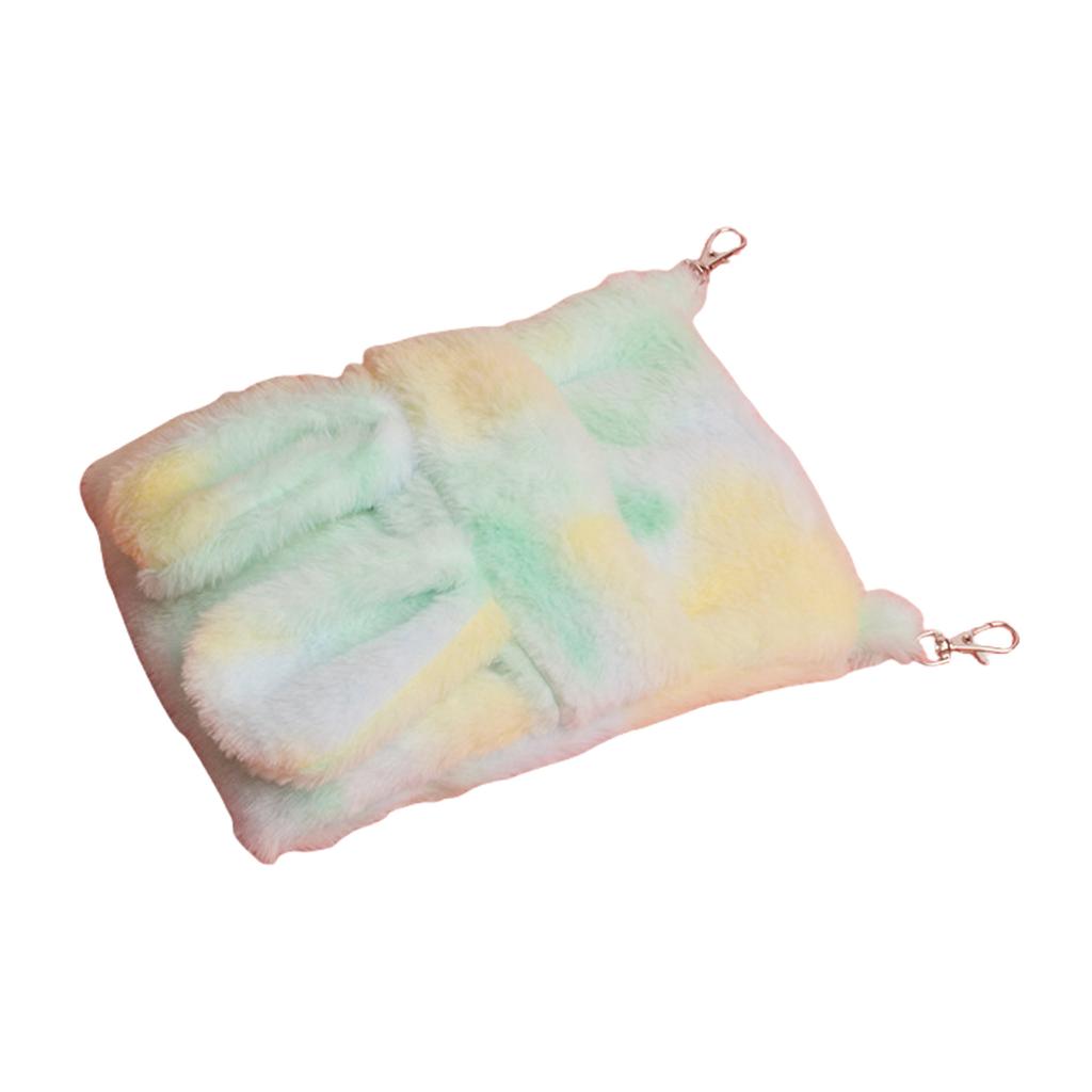 Warm Fleece Hanging Pet Bed For Sugar Gliders Detachable Washable Shelter Soft Snuggles Cage For Rodents