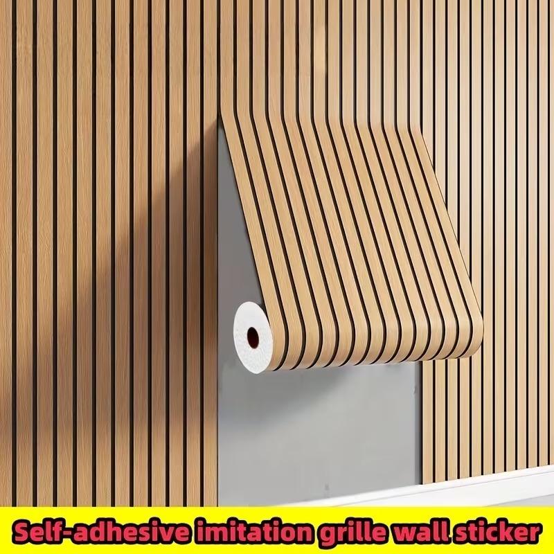 3D Self-Adhesive Waterproof Thickening Partition Wallpaper 40cm Grille Wall Sticker for Background Wall Decoration