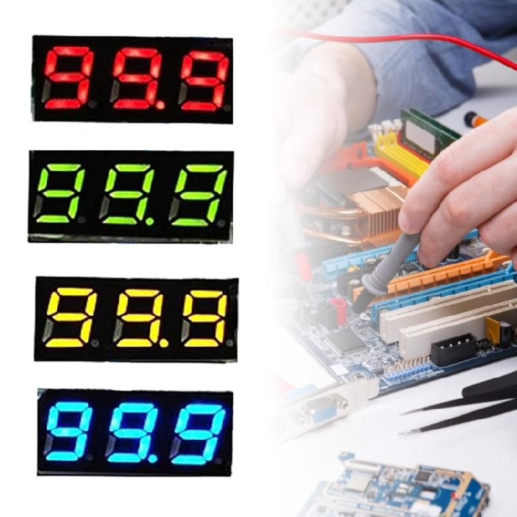 10Pcs Mini Digital 0.28" 3 Wire LED Panel Display Voltage Tester Voltmeter