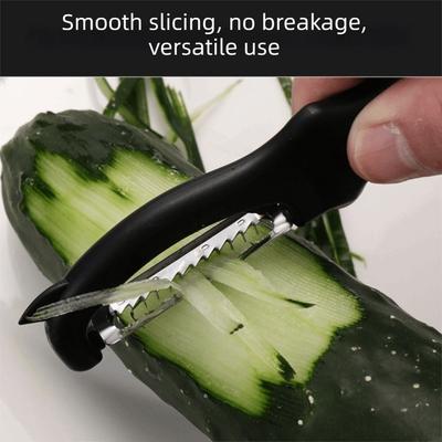 2-in-1 Peeler Soft Grip Handle Anti-Slip Swivel Vegetable Peeler Ultra Sharp Heavy-Duty Stainless Steel Peeler Food Preparation