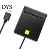 Card Reader Adapter 1 Set Intelligent Identification SM/C/ID/SD Accurate Reading with LED Memory Light Support Touch Chip Operations Smart Office