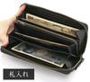 AVIREX BEIDE Round Zipper Long Wallet Long Wallet Leather AX9102