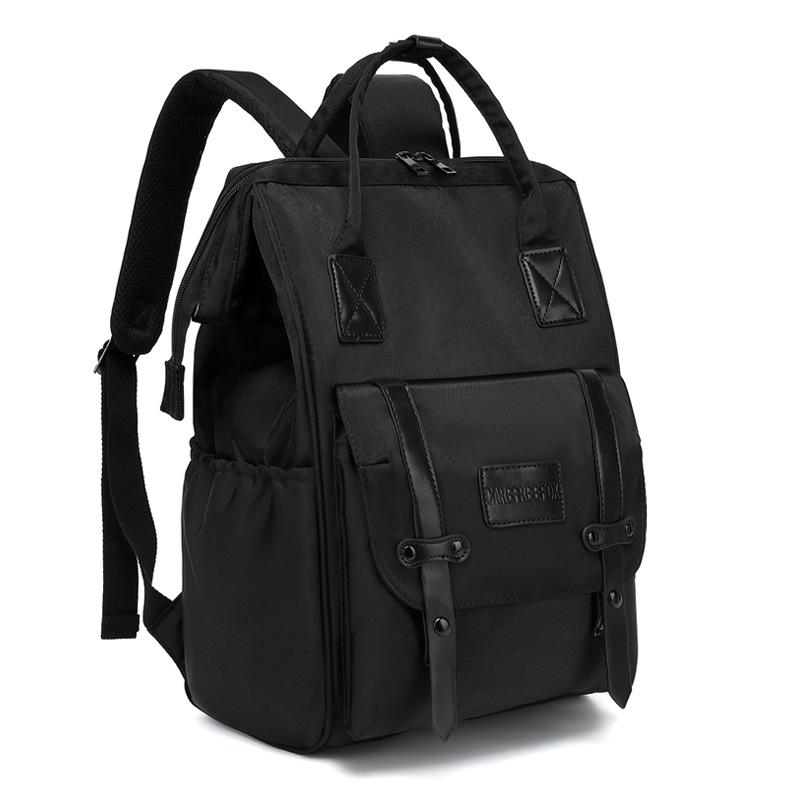 Zaino Multifunzione Mamma Volpe Senza Preoccupazioni - Grande Capacità, Borsa alla Moda per Uscite di Mamma e Bambino.