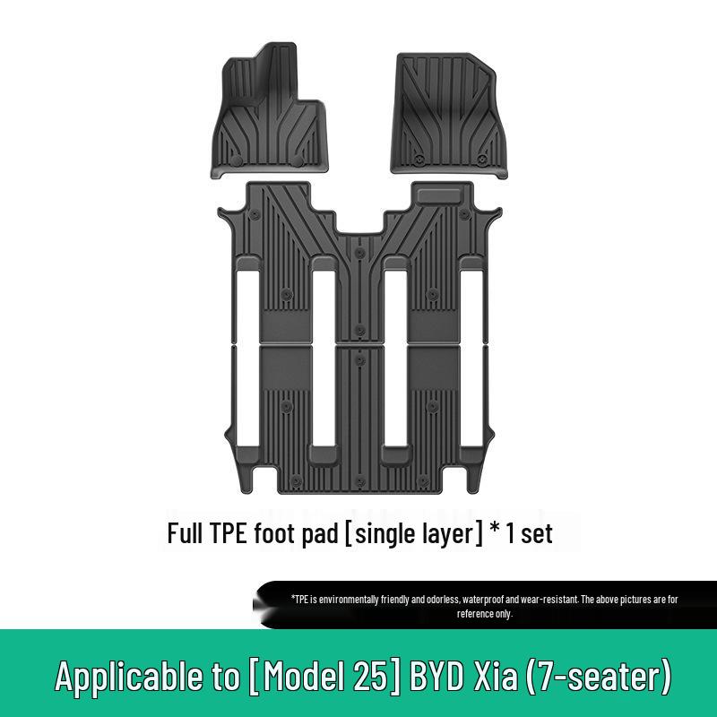 Waterproof TPE Floor Mats, Trunk Mats & Eco-friendly Seat Back Cushions for 25 BYD Models