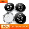 2026 Hot For Renault Interior Stickers For Renault Clio Laguna 2 Megane 2 3 Duster Logan Captur Pcs 60mm 4Pcs Car Emblem Wheel H Y666