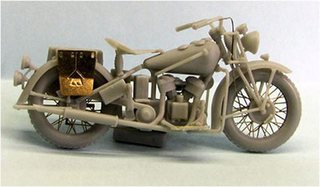 Thunder Model US Army Indian 741B Military Motorcycle Plastic Model TB35003 1/35