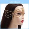 Elegant Rhinestone Multi Layer Chain Tassel Design Women Jewelry Headwear For Special Occasions