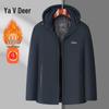 Yalu Men's Fleece-Lined Thickened Winter Jacket