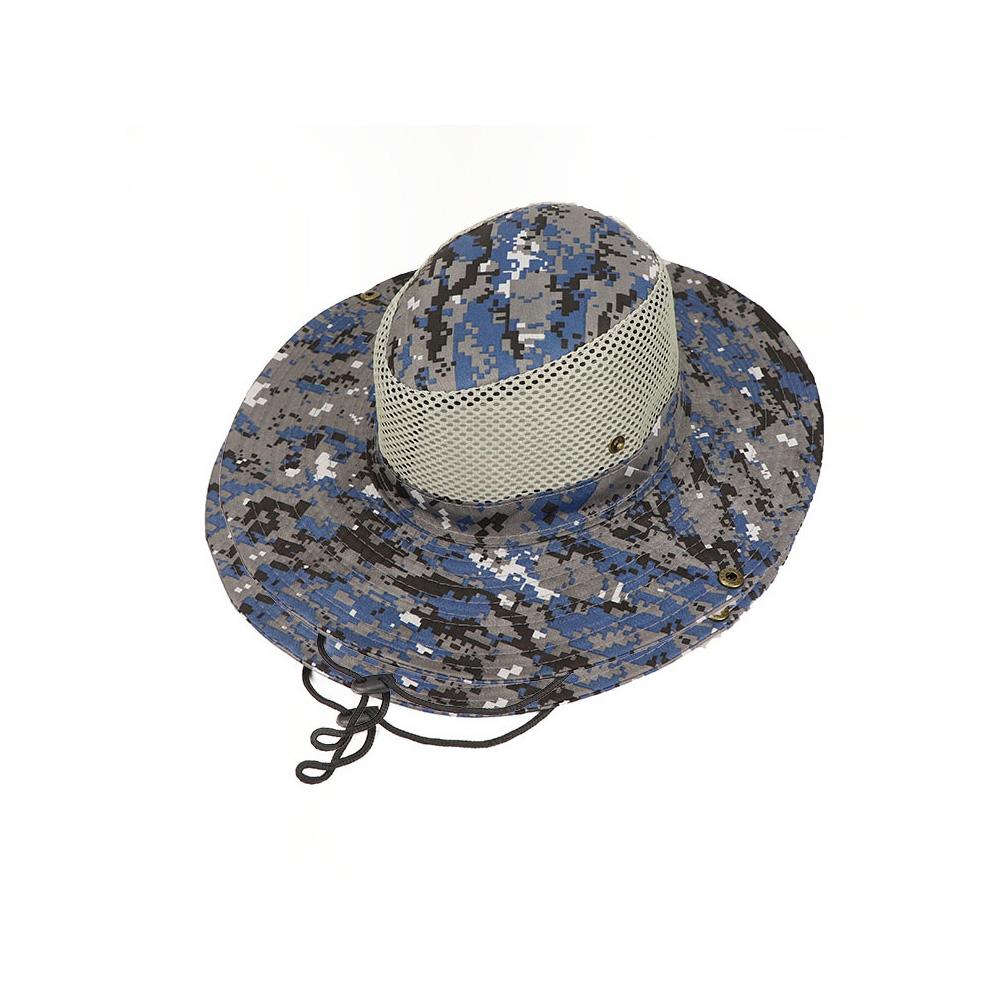 

Outdoor Hat Digital Camouflage Hat Fisherman s Hat Fishing Hat Sun Shade Hat Big Brim Hat Mountaineering Hat Bonnet Hat синій