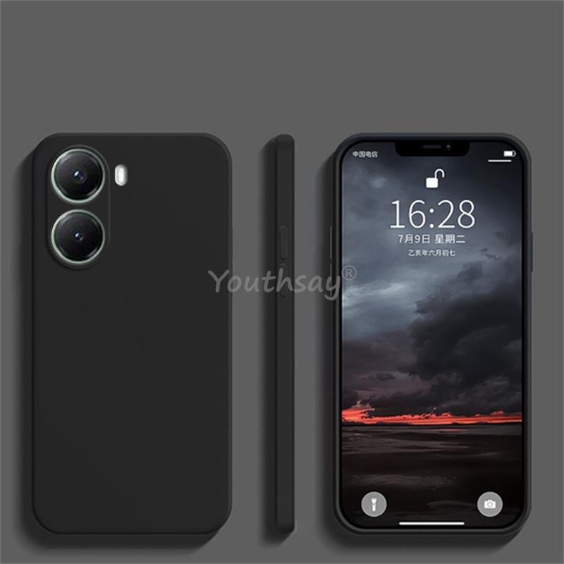 Für Xiaomi POCO X7 Pro Hülle Flüssigsilikon Plain Hülle POCO X7 Pro Hülle TPU Anti-Drop Telefonschutzhülle POCO X7 Pro Hülle