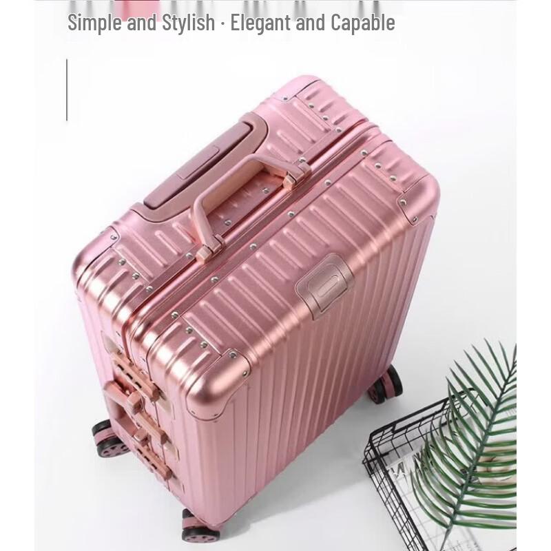KIYERSY Business Aluminum Frame Suitcase