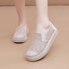 Shoes Women's 2025 Summer New Soft Sole Light and Breathable Women's Single Shoes Non-slip and Wear-resistant Casual Versatile Women's Shoes