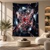 Decorative Tapestry,AC Milan Printed Wall Art, Lightweight Wall Hanging For Bedroom Background