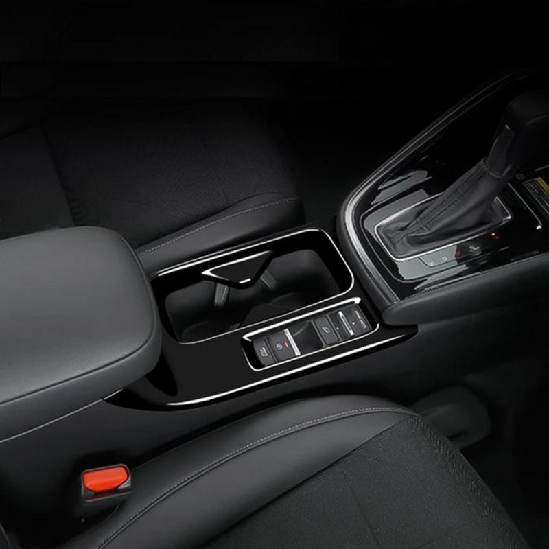 High Strength Plastic Adhesive Cup Holder Frame Decoration Trim Stickers for HRV Vezel 2021-2022 Right Hand Drive Models