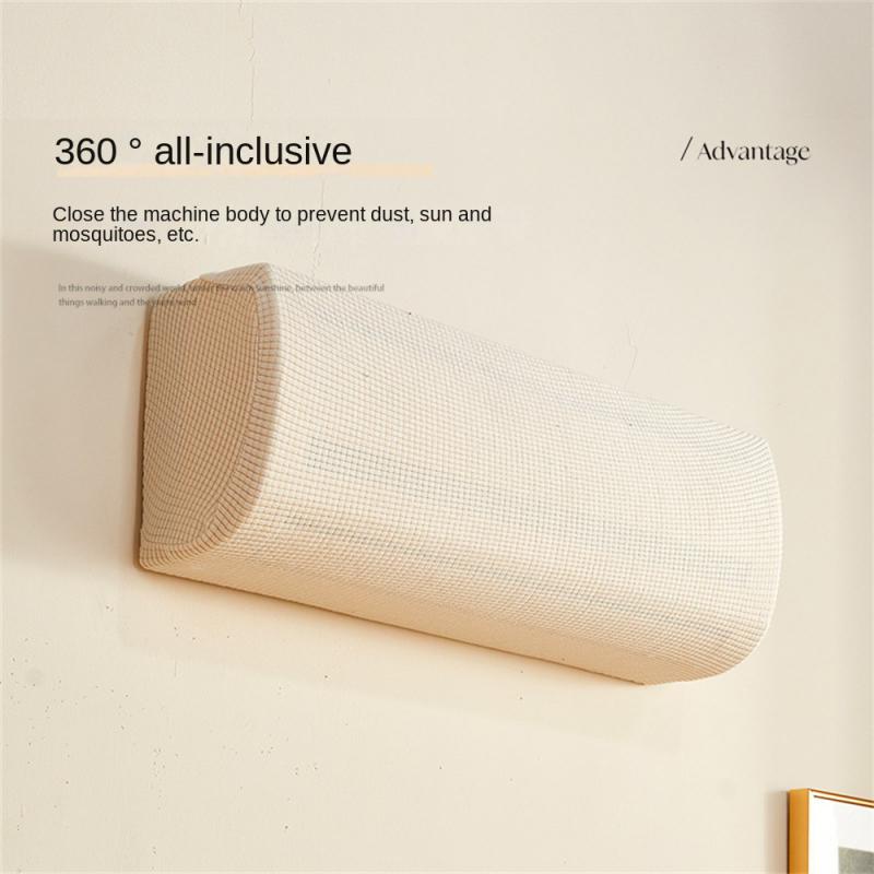 

Polar Fleece Air Conditioner Dust Cover Anti-dust Wall Mounted Protector Easy Cleaning Cover Protective Polyester Home Textile