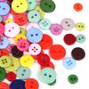 Harts Barn Rund Knapp Hantverkssömnad Korttillverkning Blandade storlekar Färger 100 st