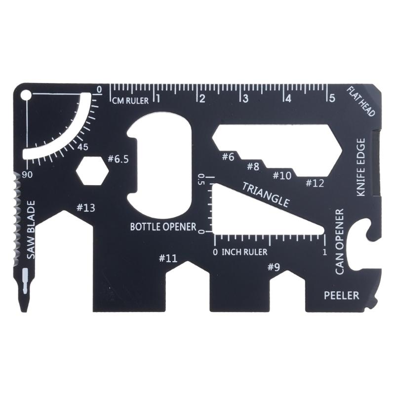 15-в-1 EDC Карманный Инструмент Многофункциональный Комбинированный Инструмент Выживания Карточка для Мужчин 1