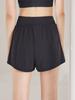 Bohemianbeullu True Black Layered Wrap Shorts