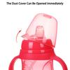 180ML Baby Wasserbecher Anti-Erstickungsgefahr Staubdicht Gute Abdichtung Eingebauter Schwerkraftball mit Griff Wasser trinken Auslaufsicher Abgerundeter Griff Kinder