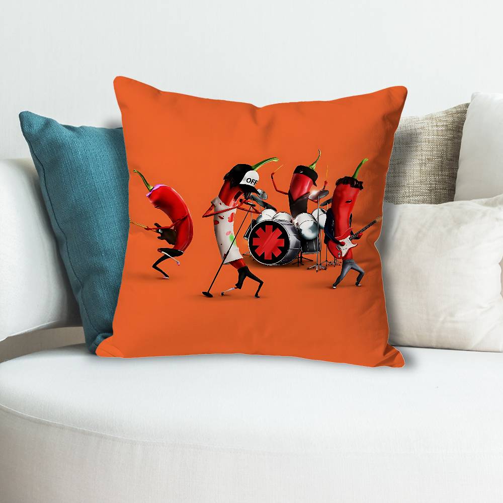 Red Hot CChili PPeppersS Anime Celebrity Merchandise AllMatch Printed Pillow Case Sofa Car Office Room Decoration Protector