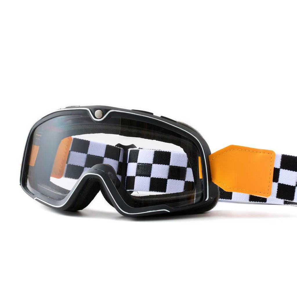 Popular Windproof & Sandproof Motorcycle Riding Goggles – Off-Road & Harley Helmet Compatible