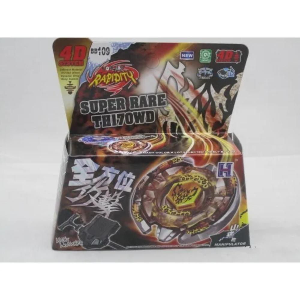 Takara Tomy 4D Metal Fusion Spinning Top Set With Launcher, Battling Gyro Toy, Interactive Gift (Random Parts)