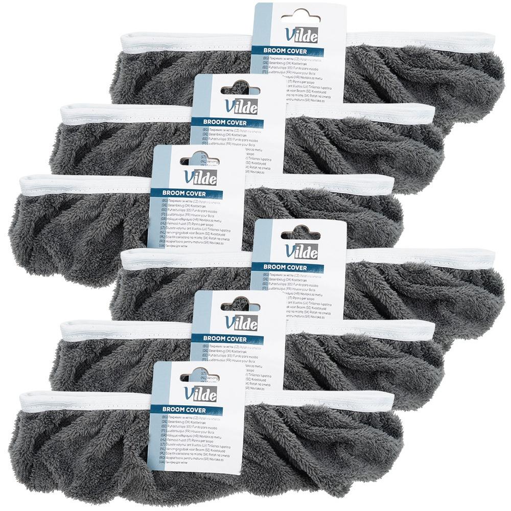 Chiffons Microfibre pour Balai 6 Pièces.