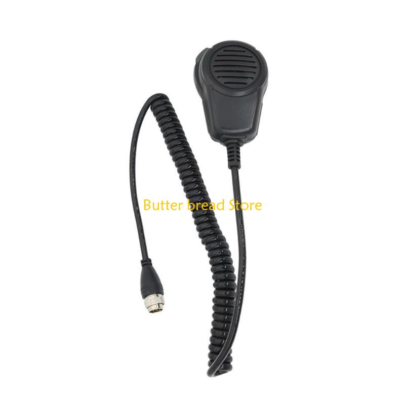 W89C HM-180 8pin Handheld Microphones -101 Replacement Outdoor Communication Mic Plastic Speaker Device for IC-M700 IC-M710