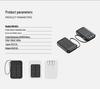 KC Solar Power Bank, 20000mAh, Compact, with 4 Built-in Cables - Ideal Gift for Mobile Charging