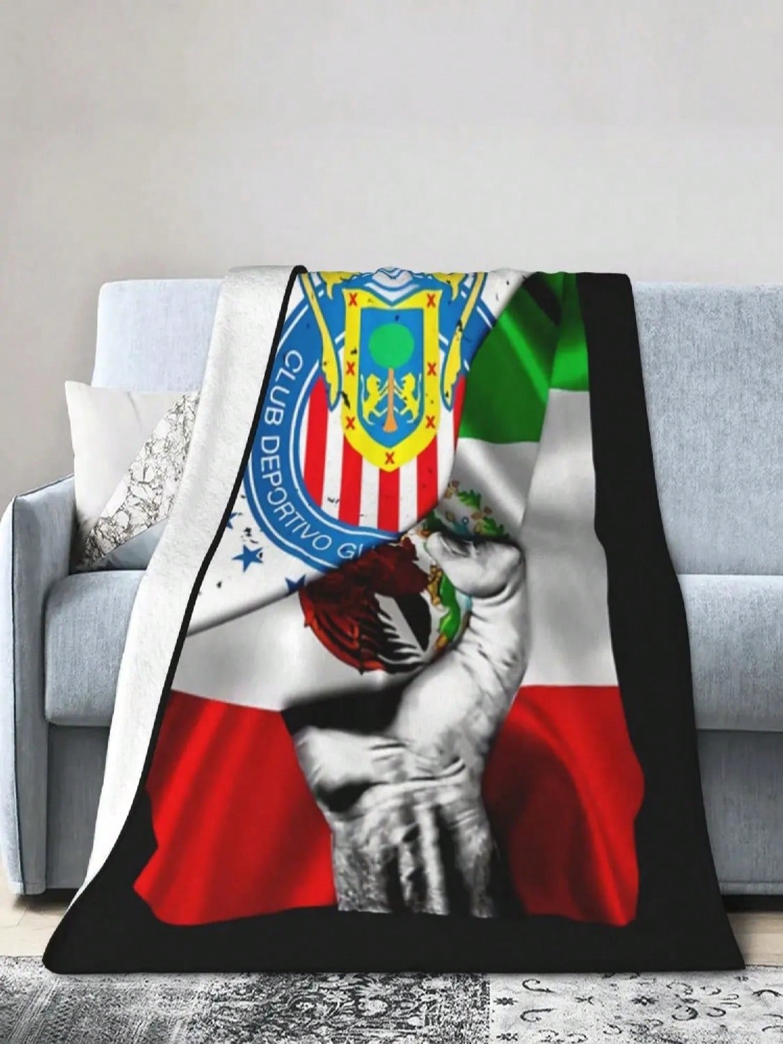 De Guadalajara  Mexico Football Club Orgullo Mexicano An Ultra-Soft Micro Fleece Blanket 75X95CM